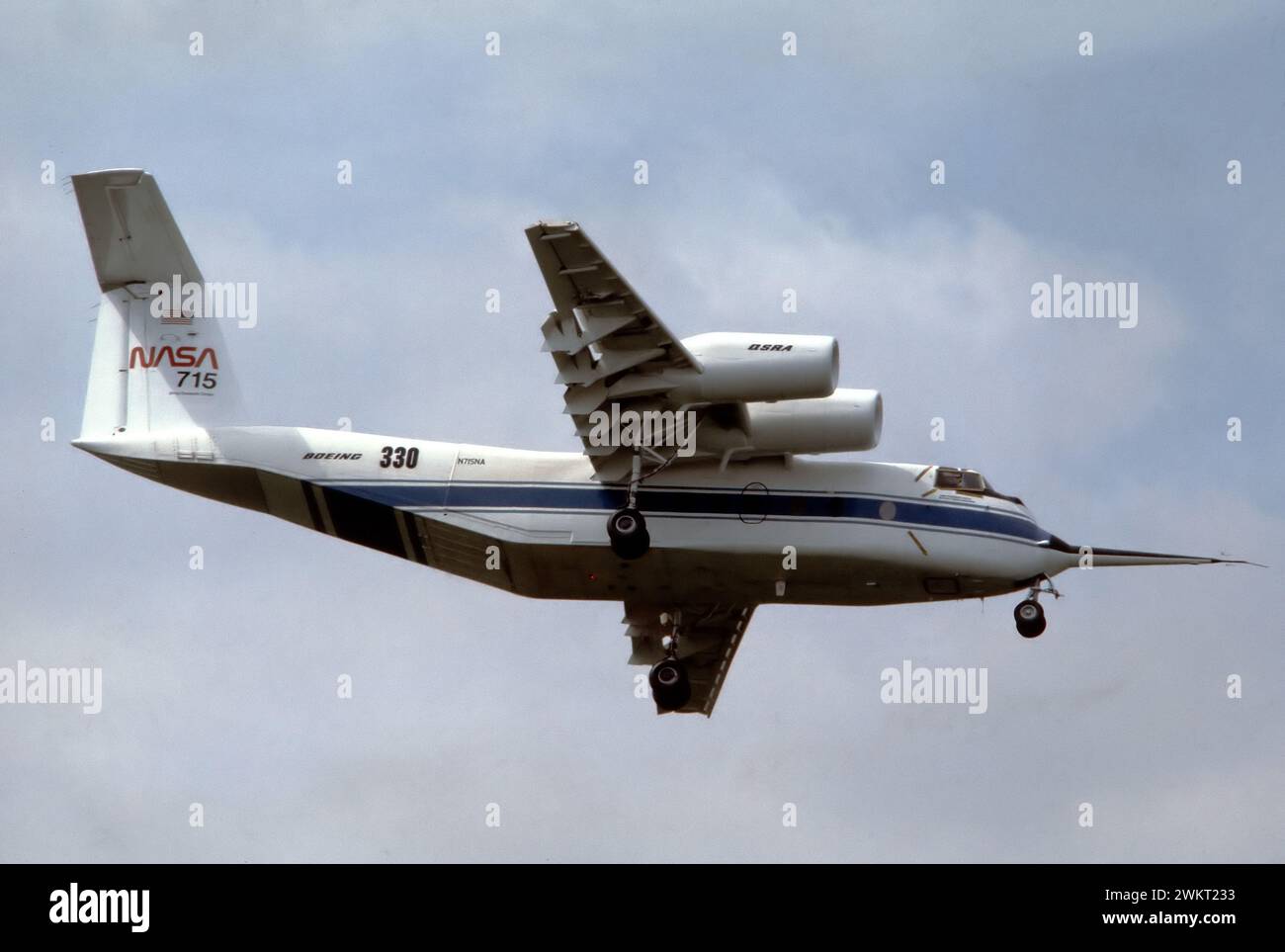 NASA Experimentalflugzeug QSRA (Quiet Short-haul Research Aircraft) Stockfoto