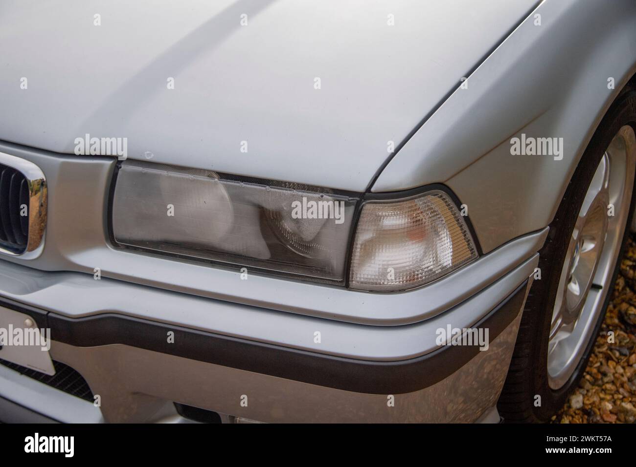 1996 E36 BMW M3 Moderne klassische deutsche Sportlimousine Stockfoto