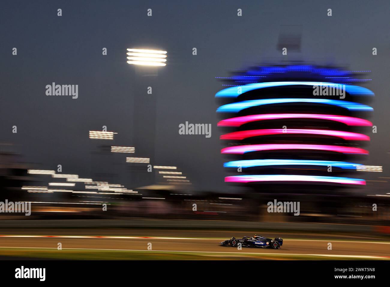 Sakhir, Bahrain. Februar 2024. Logan Sargeant (USA) Williams Racing FW46. 22.02.2024. Formel-1-Test, Sakhir, Bahrain, Tag Zwei. Das Foto sollte lauten: XPB/Alamy Live News. Stockfoto