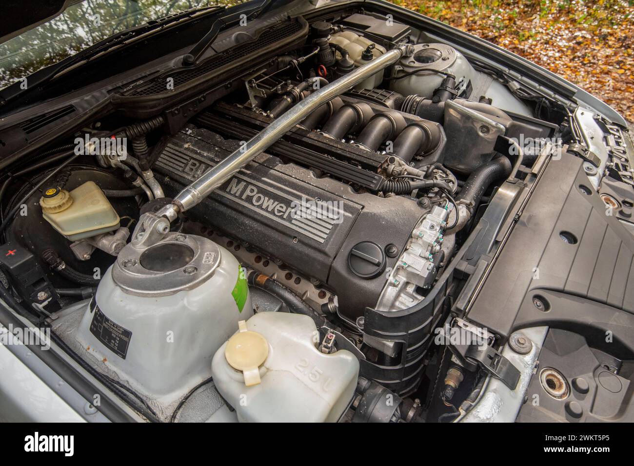 1996 E36 BMW M3 Moderne klassische deutsche Sportlimousine Stockfoto