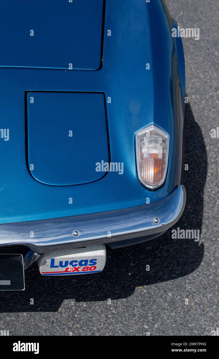 1973 Lotus Elan + 2 klassische britische Sportwagen Stockfoto