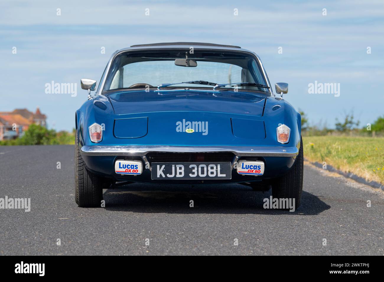 1973 Lotus Elan + 2 klassische britische Sportwagen Stockfoto