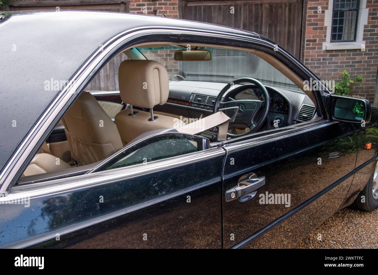 1993 W140 Mercedes 600SEC V12 S-Klasse Coupé Stockfoto