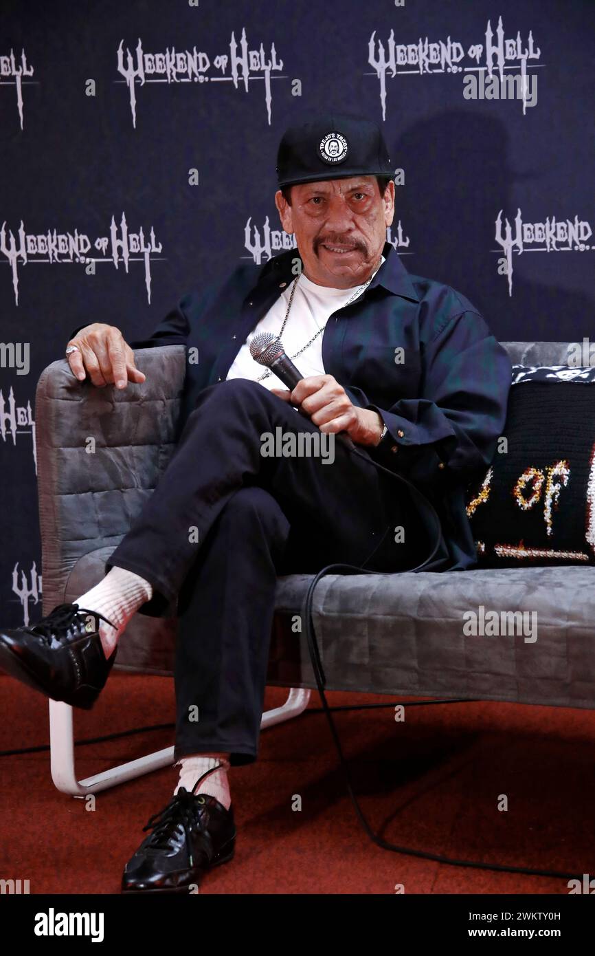 Danny Trejo ( Machete ) besucht Weekend of Hell 2019, 03.11.19, Crone Plaza Düsseldorf-Neuss, Stockfoto