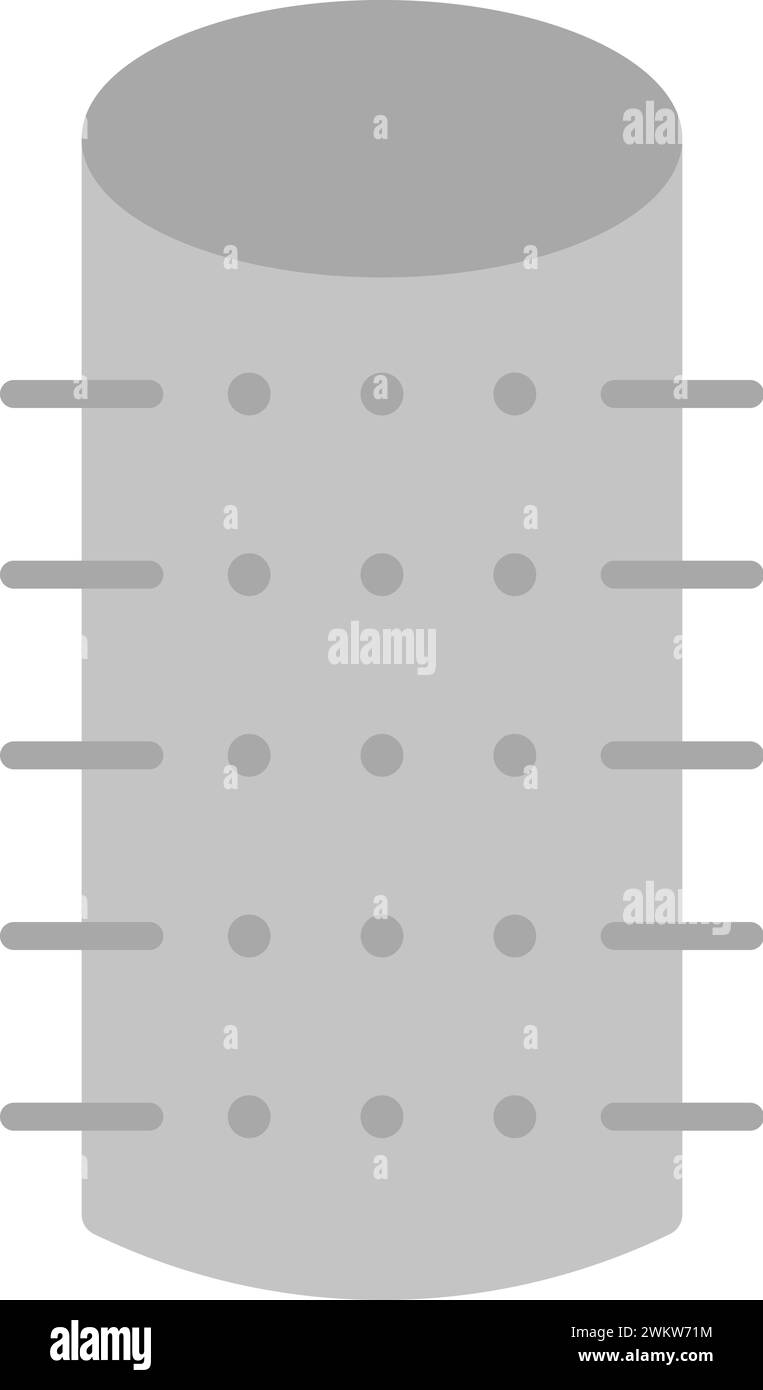 Vektorbild des Rollensymbols. Stock Vektor