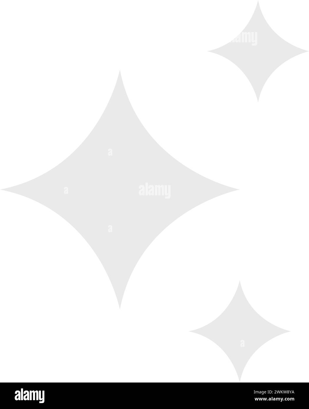 Vektorbild mit Funkelsymbol. Stock Vektor