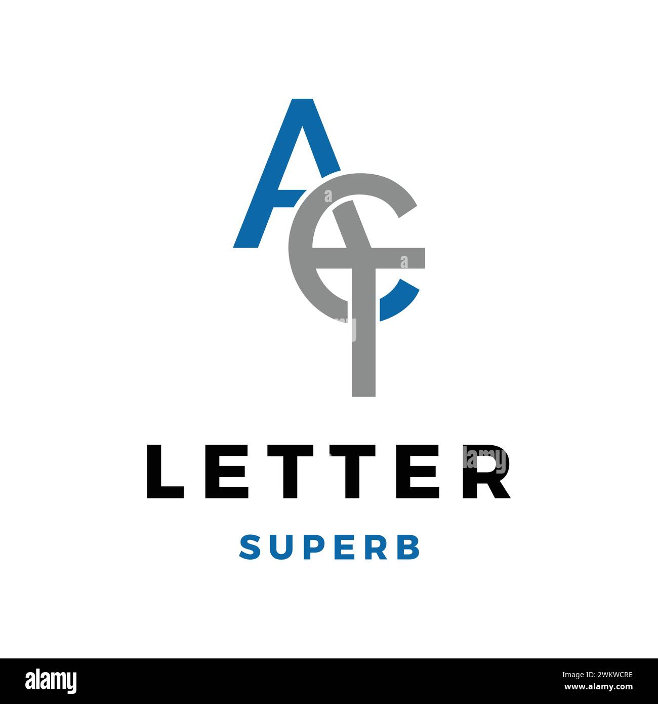 Initial Letter ACT Icon Design Template Stock Vektor