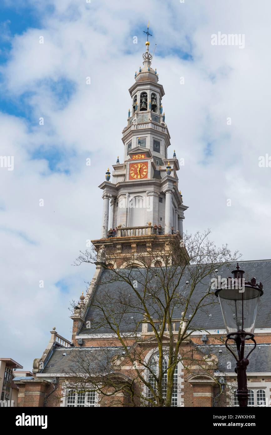 Zuiderkerk, Kirche im Zentrum, Städtereise, Architektur, Geschichte, Gebäude, heiliges Gebäude, Religion, Amsterdam, Niederlande Stockfoto