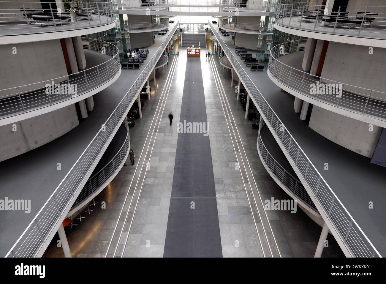 Paul Löbe House. Das Paul-Löbe-Haus ist ein Gebäude des Deutschen Bundestages im Berliner Regierungsbezirk, 13. November 2018 Stockfoto