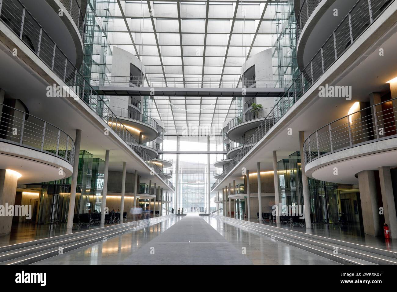 Paul Löbe House. Das Paul-Löbe-Haus ist ein Gebäude des Deutschen Bundestages im Berliner Regierungsbezirk, 13. November 2018 Stockfoto