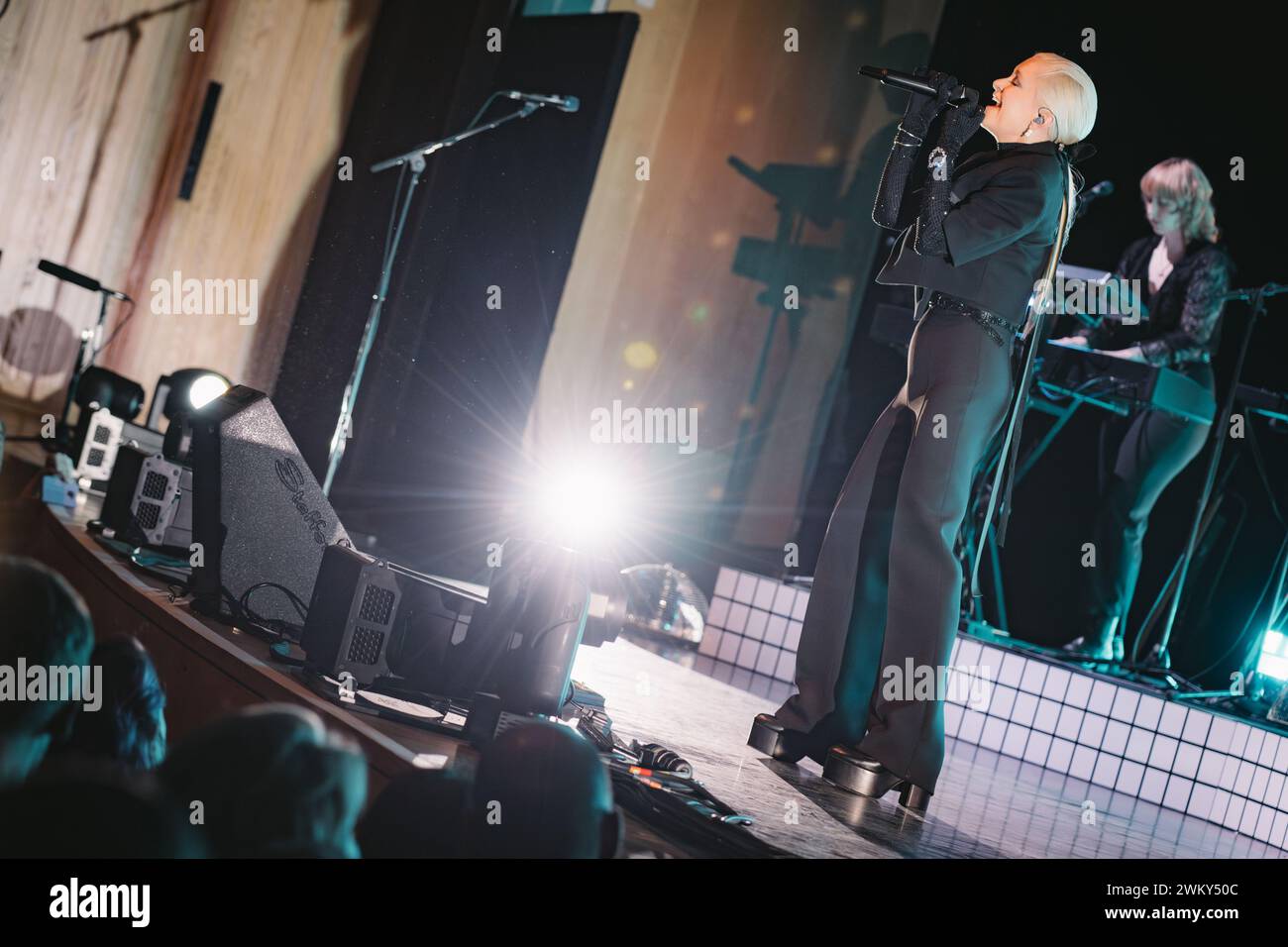 Gateshead, Großbritannien. Februar 2024. Alison Goldfrapp tritt im Glasshouse International Centre for Music auf. Quelle: Thomas Jackson/Alamy Live News Stockfoto