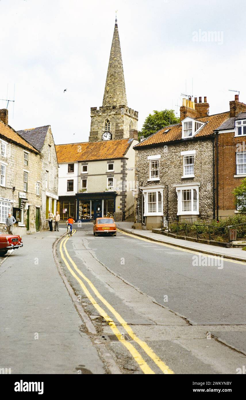 Kirche Saint Peter und Paul, Smiddy Hill, Pickering, Yorkshire, England, UK Juni 1979 Stockfoto