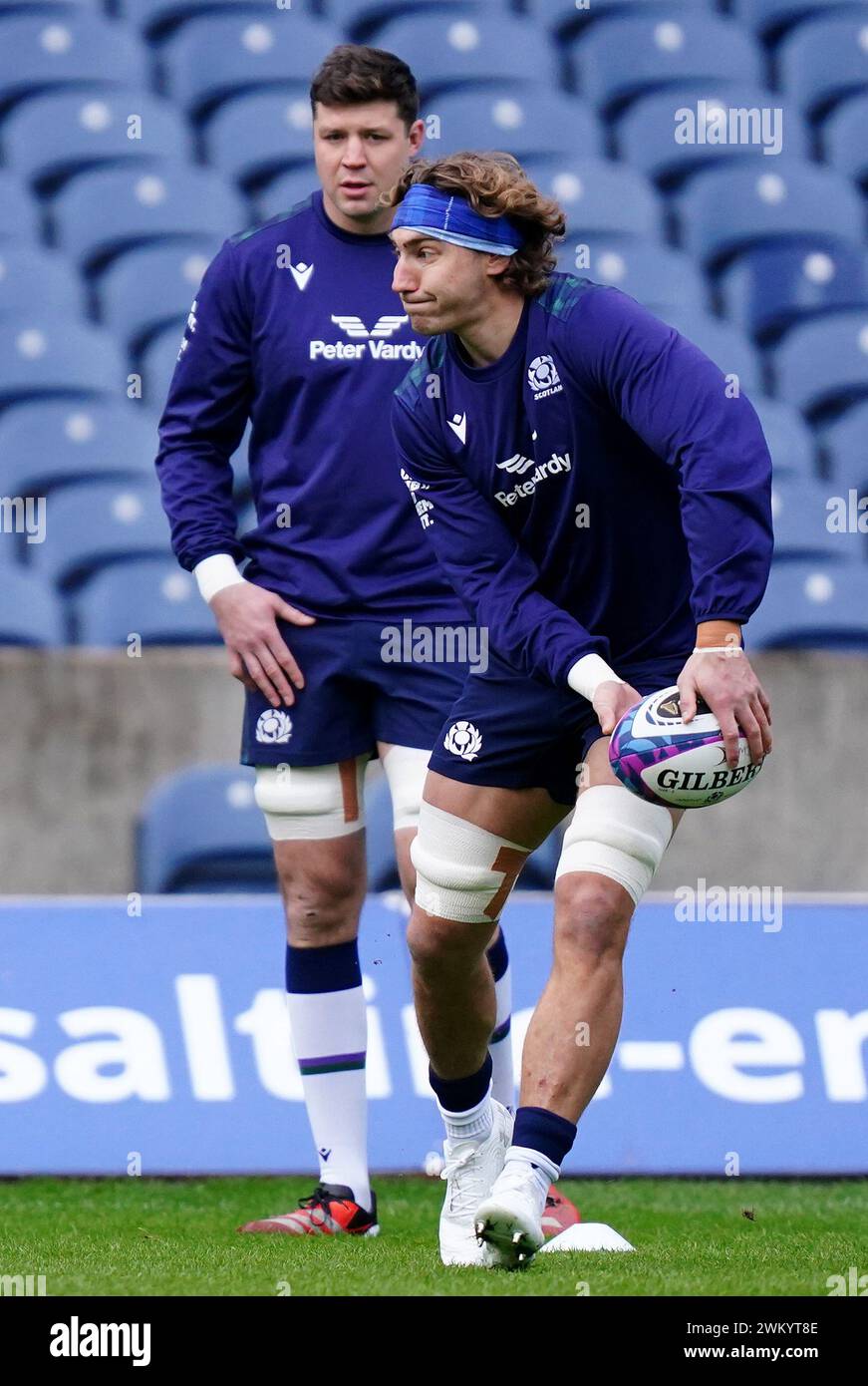 Der schottische Jamie Ritchie spielte im Scottish Gas Murrayfield Stadium in Edinburgh. Bilddatum: Freitag, 23. Februar 2024. Stockfoto