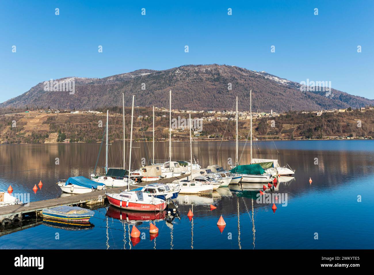 Italien Trentino Valsugana - Caldonazzo-See - Calceranica al lago Stockfoto