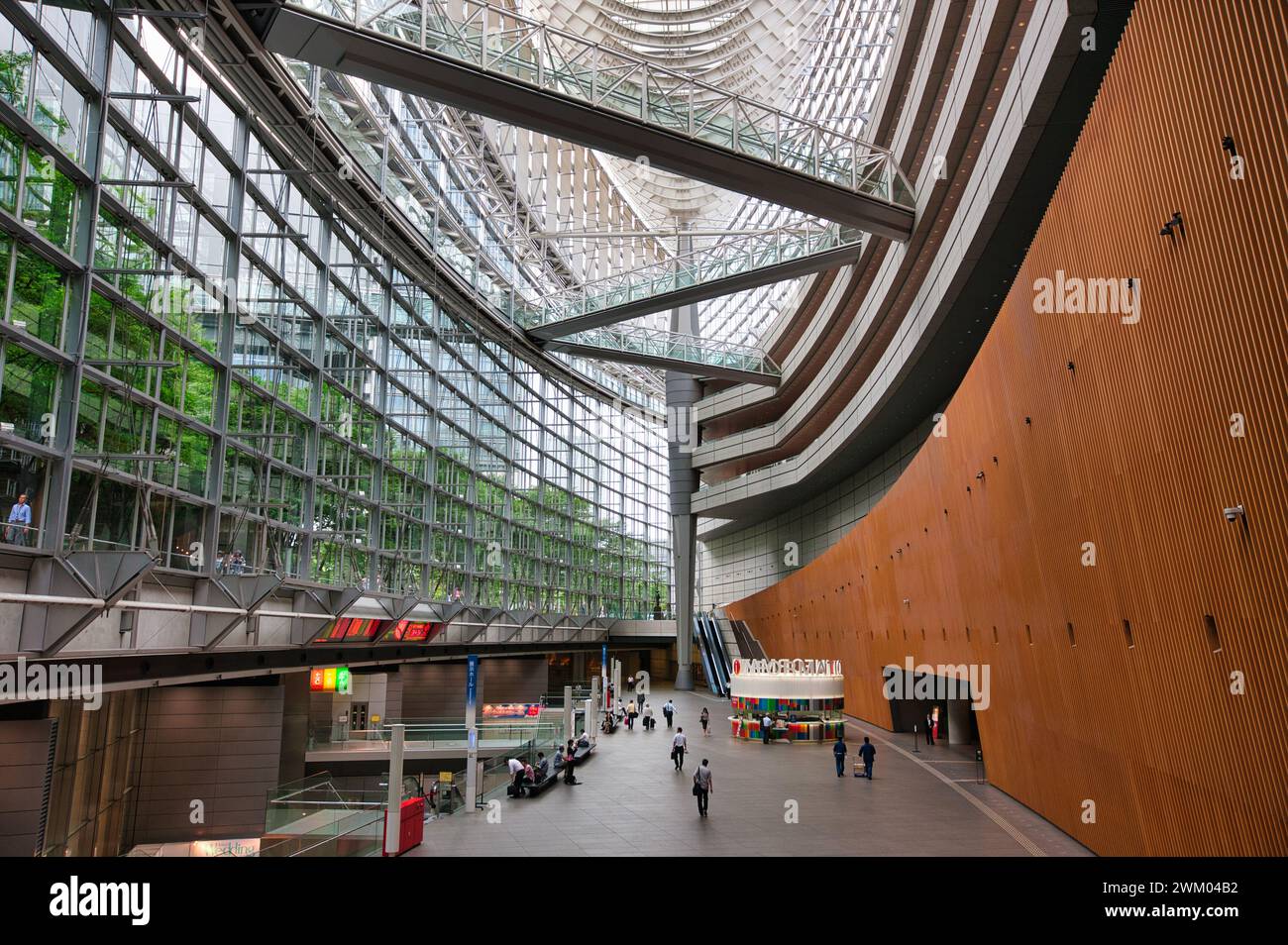 Tokyo International Forum, Marunouchi-Gebäude-Business-Bereich, Tokyo, Japan Stockfoto