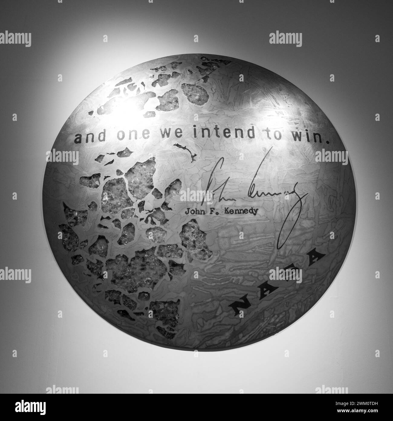 Ansicht der Ausstellung Präsentation, Eine neue Welt von Denise de la Rue im El Palacio de Liria in Madrid 23. Februar 2024 Spanien Stockfoto