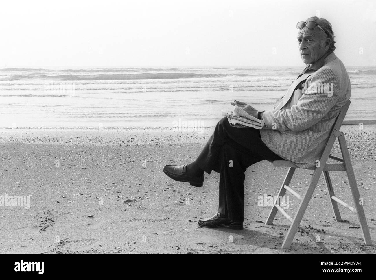 3823244 Renato Guttuso; (add.info.: Lido Venedig, Filmfestival Venedig 1983. Maler Renato Guttuso / Lido di Venezia, Mostra del Cinema di Venezia 1983. IL pittore Renato Guttuso); © Marcello Mencarini. Alle Rechte vorbehalten 2024. Stockfoto