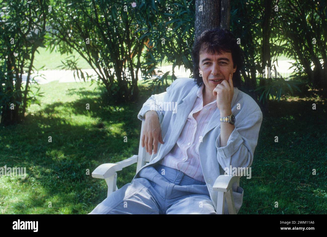 3825019 Bill Wyman; (add.info.: Rolling Stones Bassist Bill Wyman (ca. 1980) / Il Bassista dei Rolling Stones Bill Wyman (ca. 1980)); © Marcello Mencarini. Alle Rechte vorbehalten 2024. Stockfoto