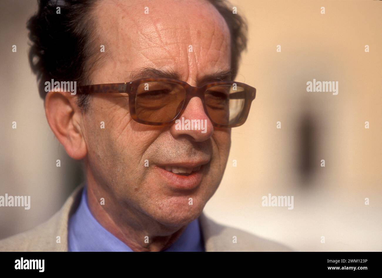 3825957 Ismail Kadare; (add.info.: Rom, 1999. Albanische Schriftstellerin Ismail Kadare / Roma, 1999. Lo scrittore albanese Ismail Kadare); © Marcello Mencarini. Alle Rechte vorbehalten 2024. Stockfoto