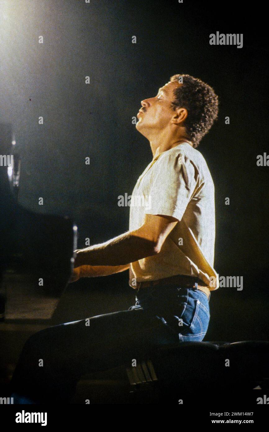 3829001 Keith Jarrett; (add.info.: Rom, 1983. US-amerikanischer Pianist Keith Jarrett / Roma, 1983. IL pianista Keith Jarrett); © Marcello Mencarini. Alle Rechte vorbehalten 2024. Stockfoto
