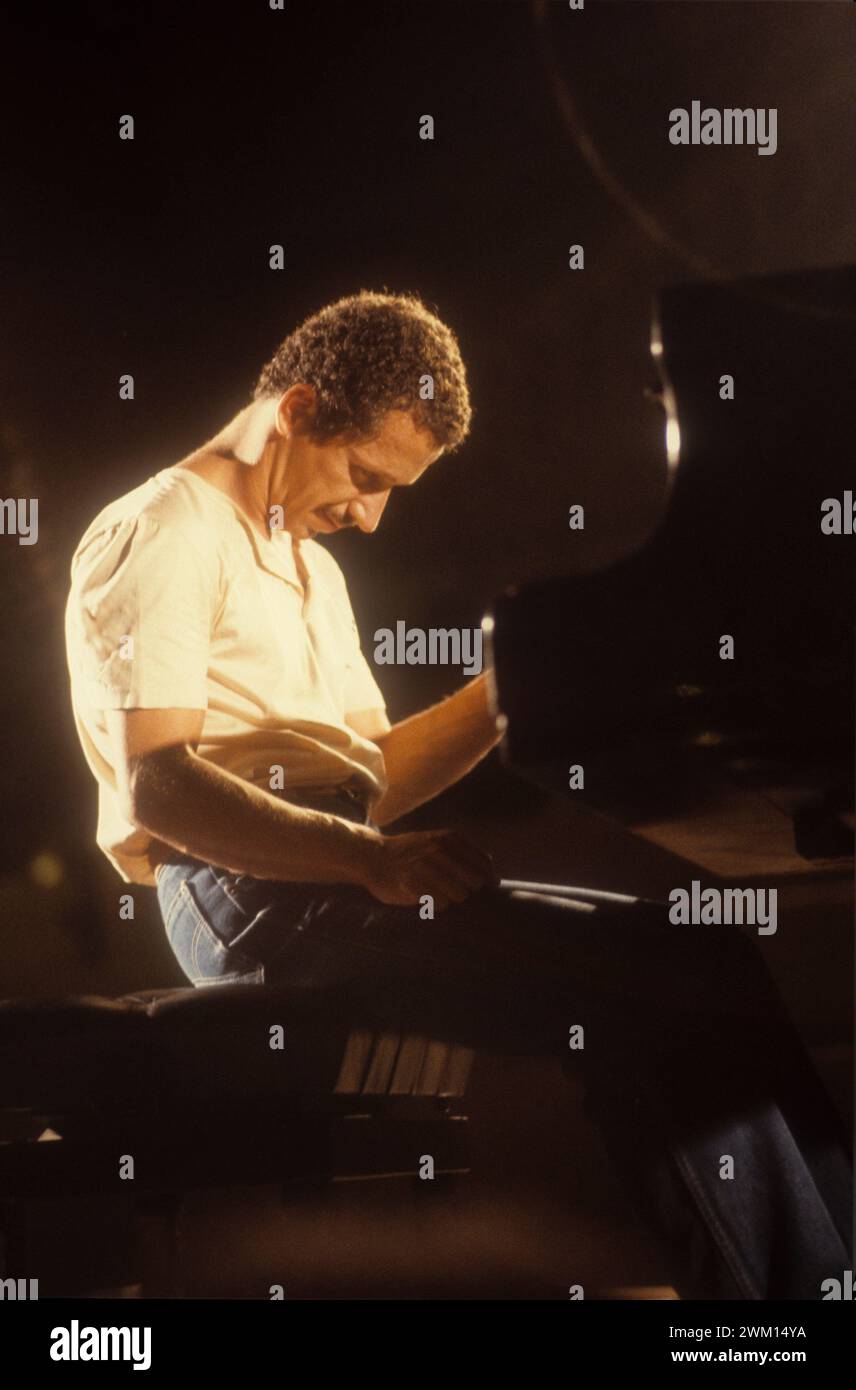 3829012 Keith Jarrett; (add.info.: Rom, 1983. US-amerikanischer Pianist Keith Jarrett / Roma, 1983. IL pianista Keith Jarrett); © Marcello Mencarini. Alle Rechte vorbehalten 2024. Stockfoto