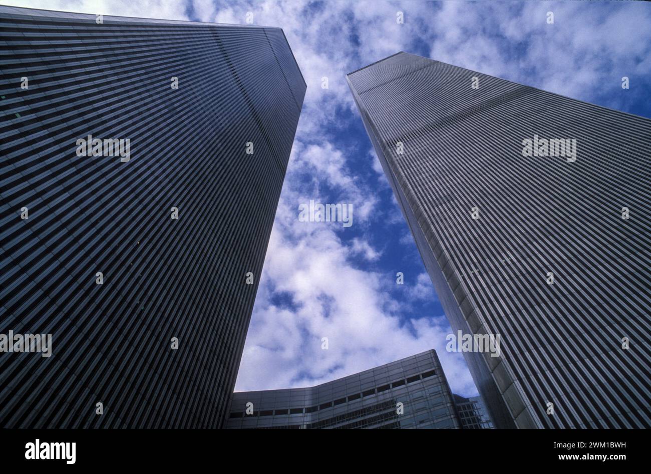 4066804 New York, 1989, die Twin Towers des Welthandelszentrums; add.info.: New York (1989) New York (1989). Le Torri gemelle del World Trade Center); © Marcello Mencarini. Alle Rechte vorbehalten 2024. Stockfoto