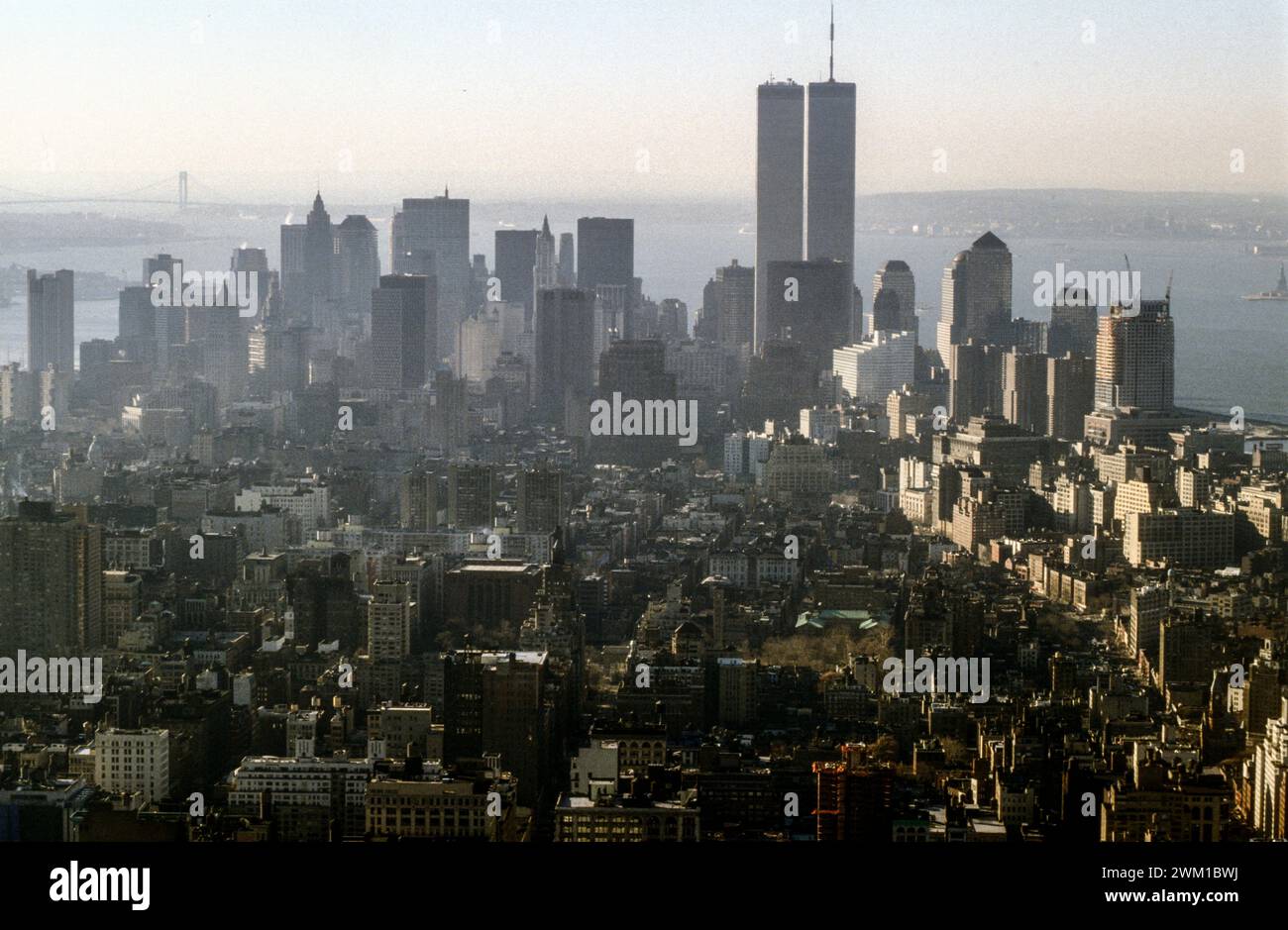 4066820 New York, 1989, Skyline mit den Twins Towers; (add.info.: New ...