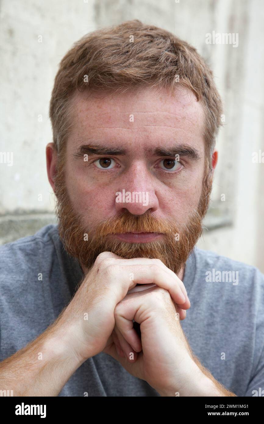 4070592 Paolo Cognetti, Montpellier, Frankreich, 2016 (Foto); (add.info.: Paolo Cognetti (* 1978): Italienischer Schriftsteller); © Marcello Mencarini. Alle Rechte vorbehalten 2024. Stockfoto