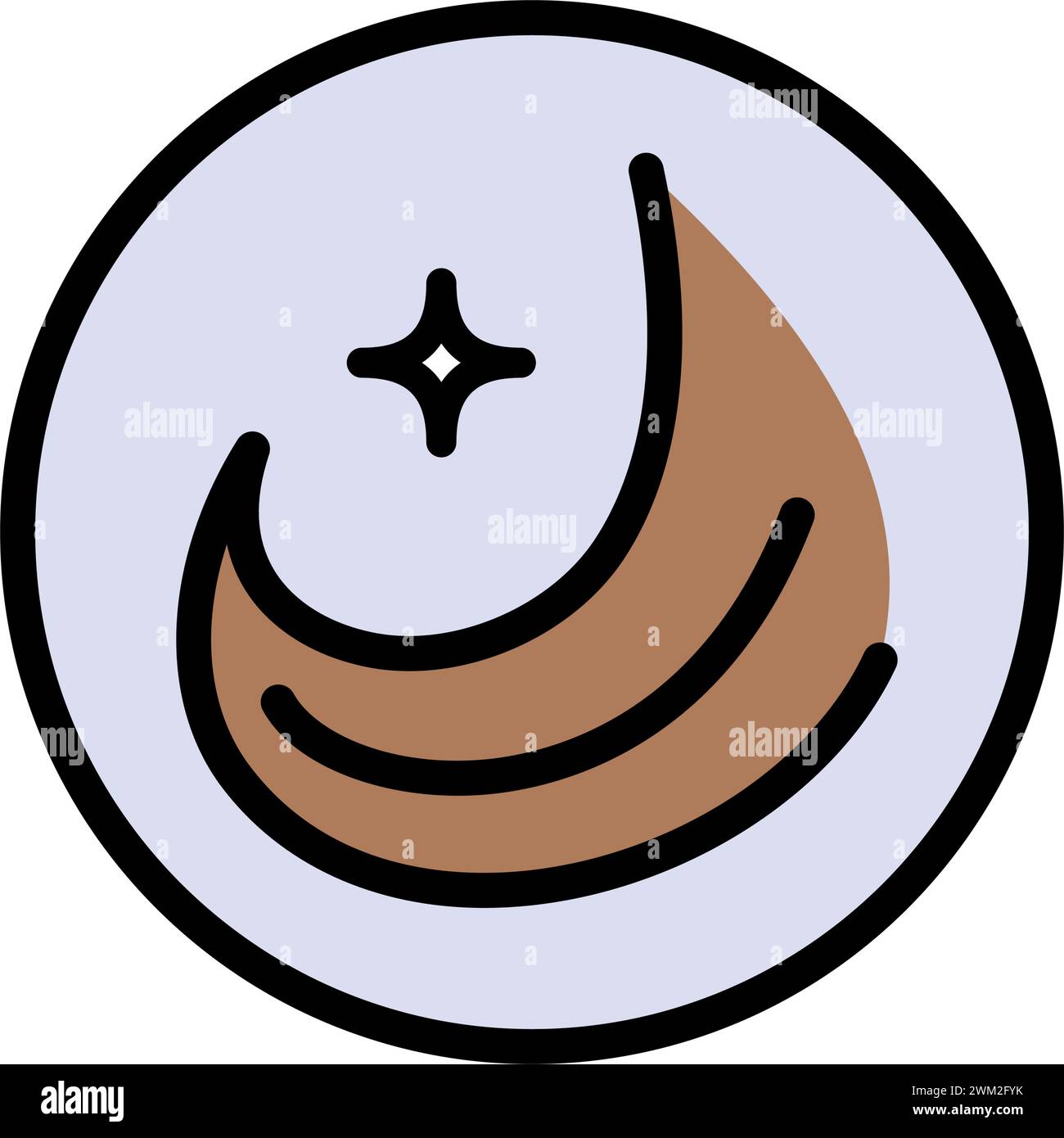 Symbol „Follikel Shine Concept“. Glänzendes Haar mit Farbpiktogramm mit Keratin-Effekt. Symbol Für Haarfollikel. Abbildung Des Isolierten Vektors. Stock Vektor