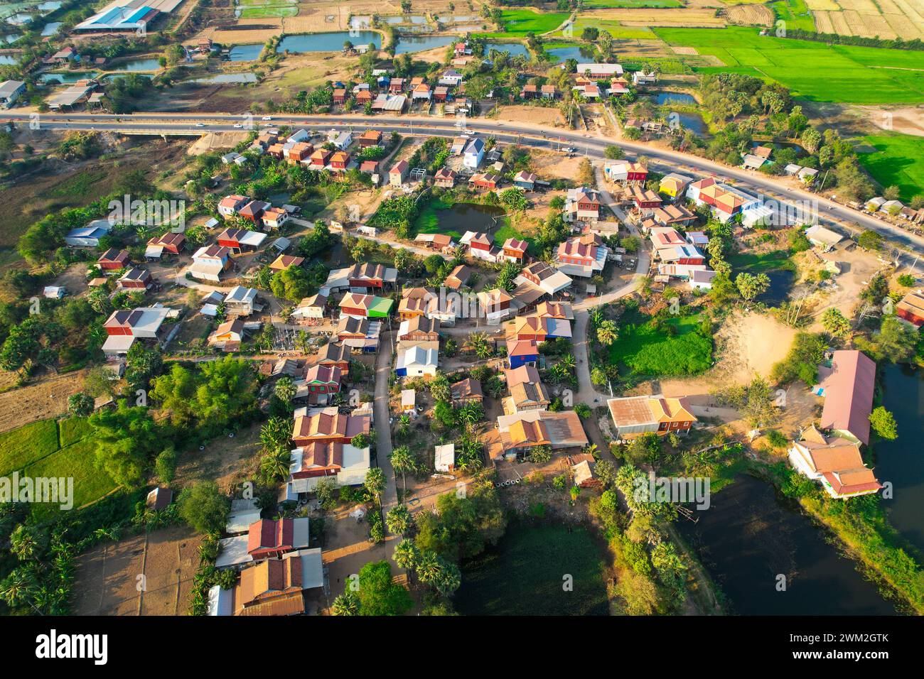 Bezirk Batheay, Provinz Kampong Cham, Kambodscha Stockfoto