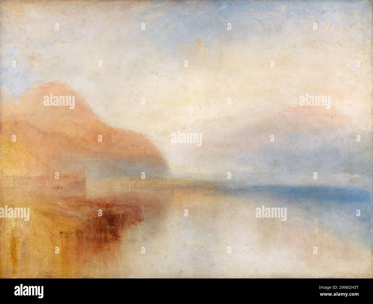 Inverary Pier, Loch Fyne: Vormittag. Joseph Mallord William Turner. CA. 1845. Stockfoto