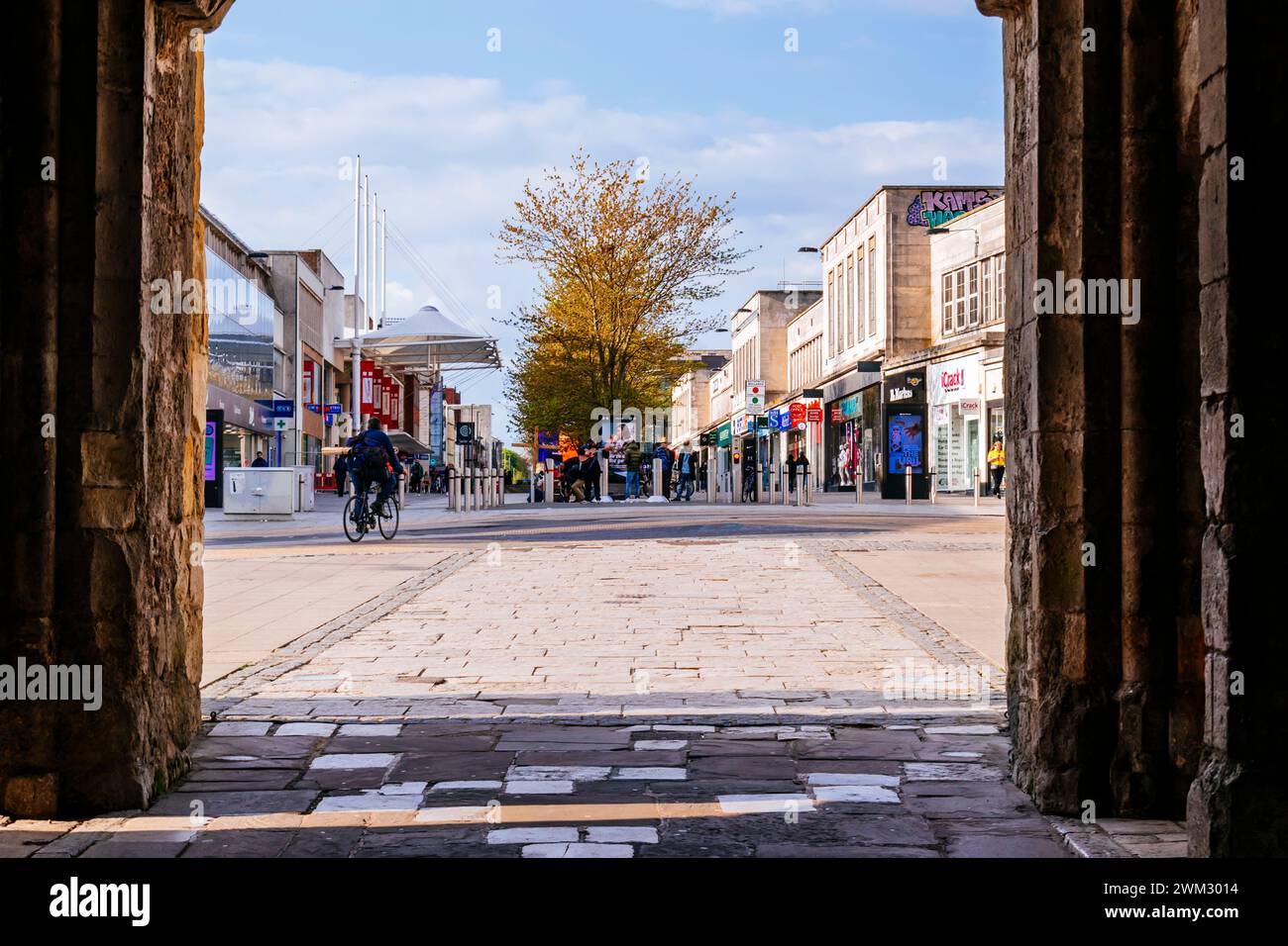 Oberhalb Der Bar Street, Southampton, Hampshire, England, Vereinigtes Königreich, Großbritannien, Europa Stockfoto