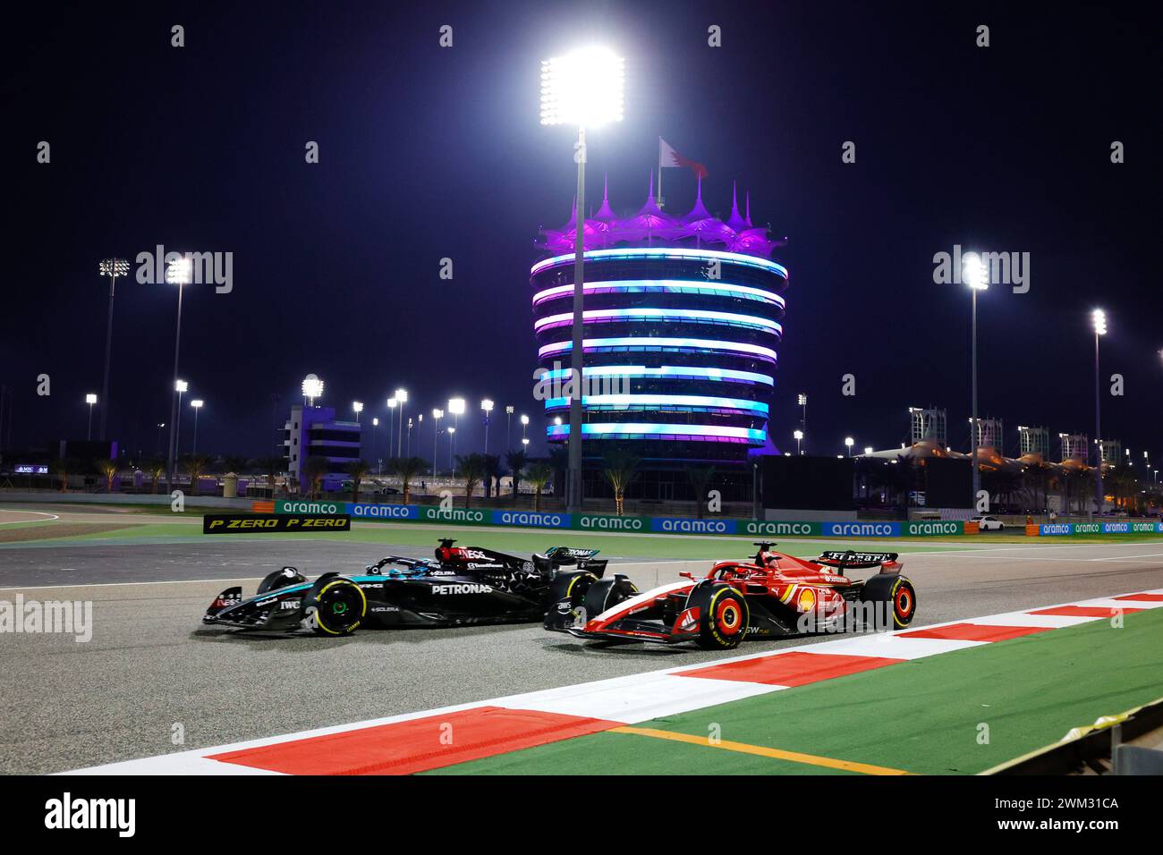 Sakhir, Bahrain. Februar 2024. F1-Vorsaisontests in Bahrain auf dem Bahrain International Circuit am 22. Februar 2024 in Sakhir, Bahrain. (Foto von HOCH ZWEI) Credit: dpa/Alamy Live News Stockfoto