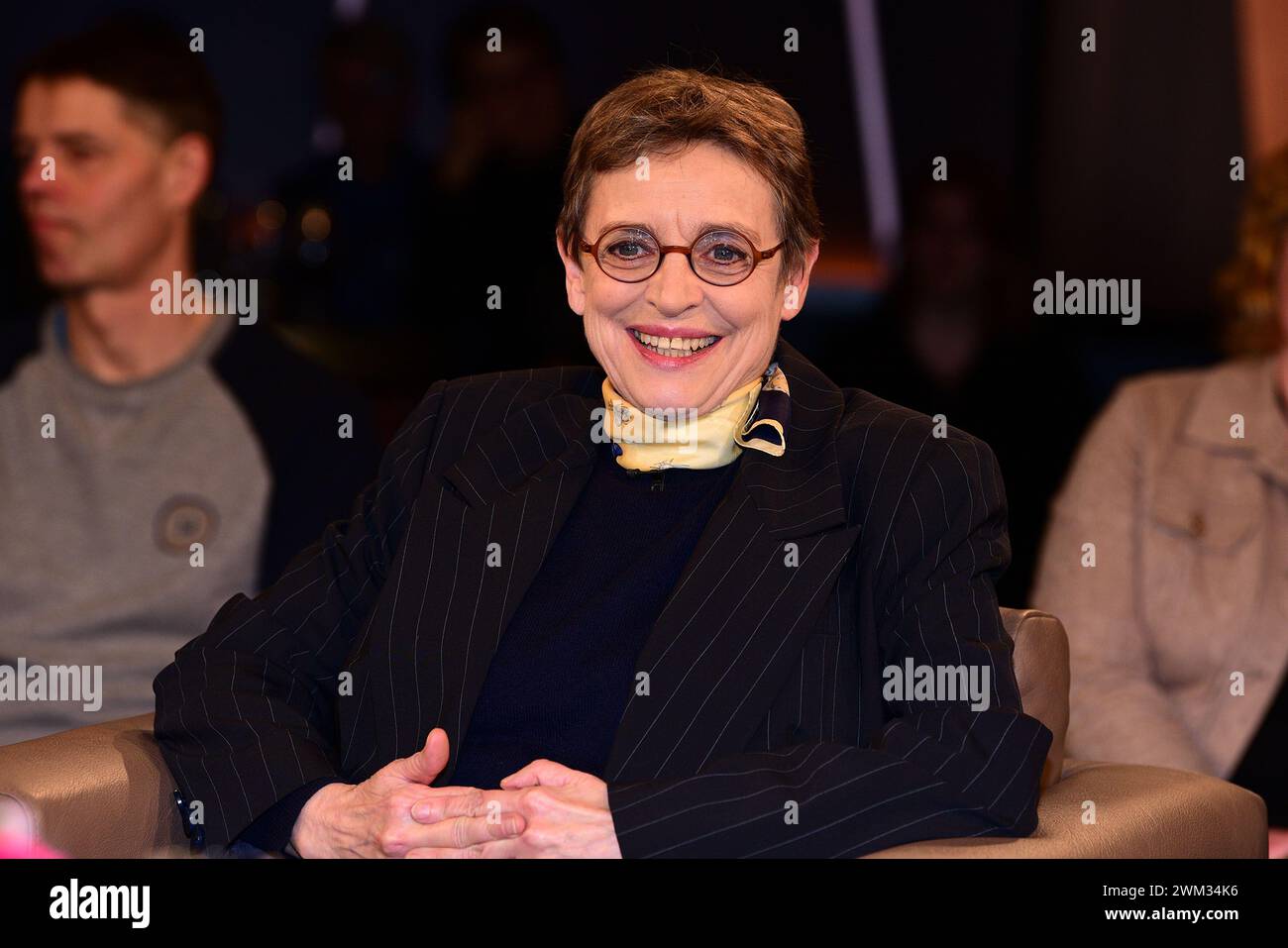 Katharina Thalbach bei der NDR Talk Show am 23.02.2024 in Hamburg Stockfoto