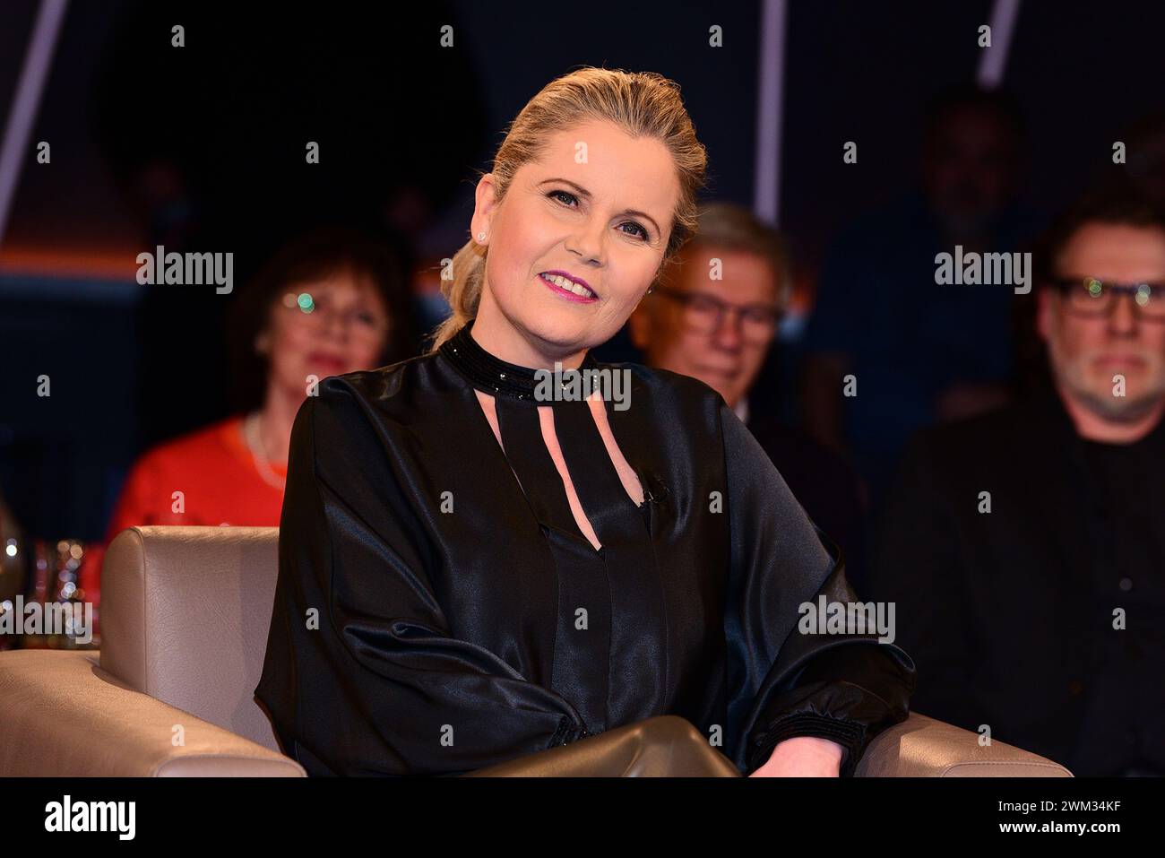 Michaela Schaffrath bei der NDR Talk Show am 23.02.2024 in Hamburg Stockfoto