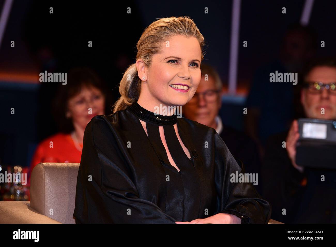 Michaela Schaffrath bei der NDR Talk Show am 23.02.2024 in Hamburg Stockfoto