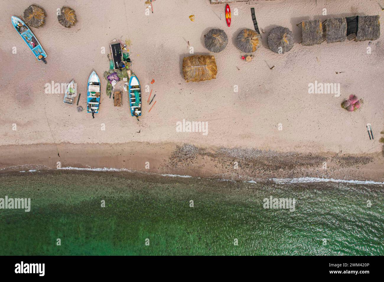 Bucht und Strand rund um San Carlos, Sonora Mexiko. Gemeinde Nuevo Guaymas Mexiko. Rocky (Foto: Luis Gutierrez/Norte Photo/) ​ Bahia y playa alrededor de San Carlos, Sonora Mexiko. Municipio Nuevo Guaymas Mexiko . (Foto: Luis Gutierrez/Norte Photo/) Stockfoto