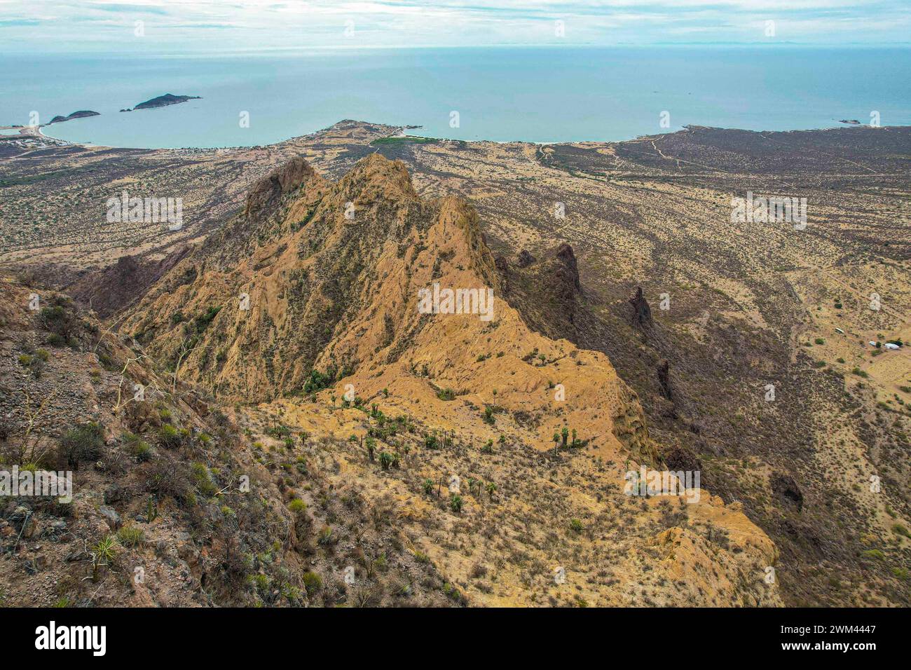 Bucht und Strand rund um San Carlos, Sonora Mexiko. Gemeinde Nuevo Guaymas Mexiko. Rocky (Foto: Luis Gutierrez/Norte Photo/) ​ Bahia y playa alrededor de San Carlos, Sonora Mexiko. Municipio Nuevo Guaymas Mexiko . (Foto: Luis Gutierrez/Norte Photo/) Stockfoto