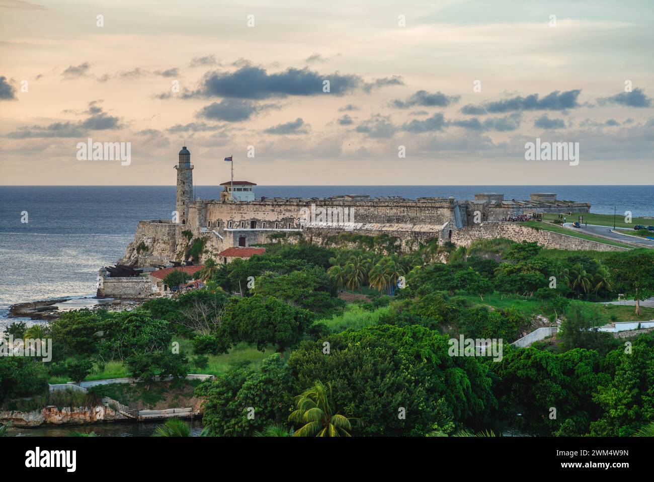 Burg der drei Könige von Morro in havanna oder Habana, kuba Stockfoto