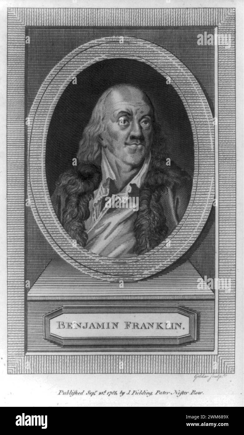 Benjamin Franklin Stockfoto