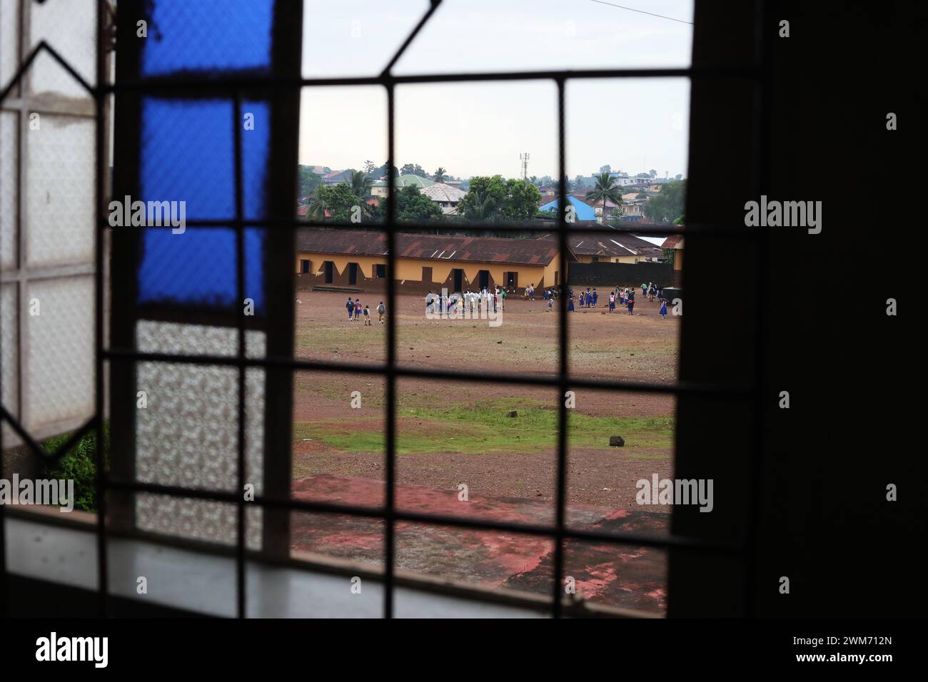 Allgemeine Ansichten der Muttergewerkschaftsvorschule in Bo, Sierra Leone, Afrika. Stockfoto