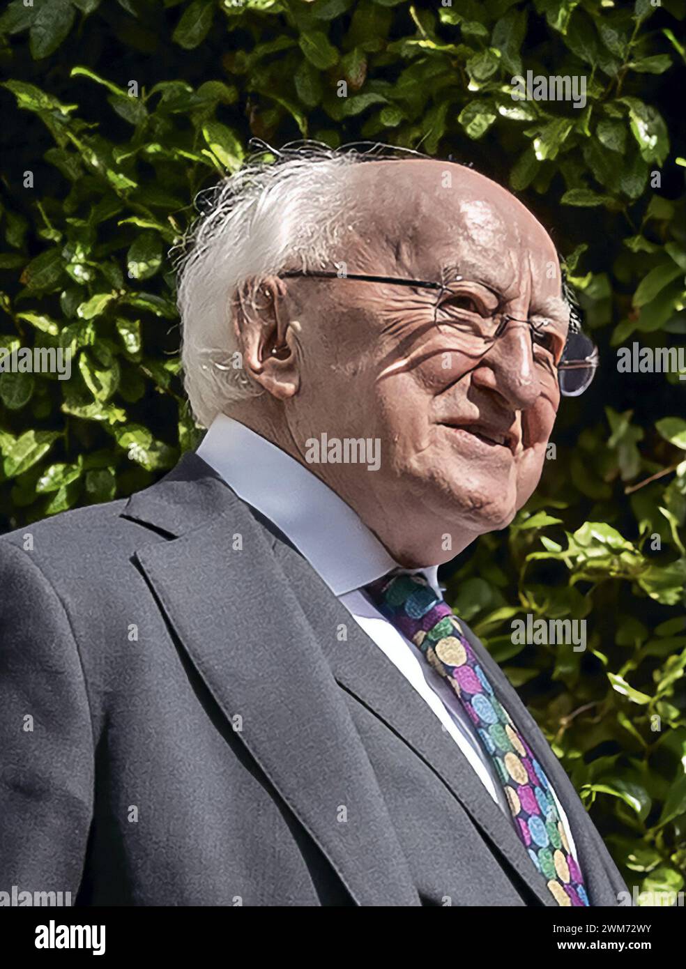 Michael D Higgins. Porträt des irischen Präsidenten Michael Daniel Higgins (* 1941) aus dem Jahr 2023 Stockfoto