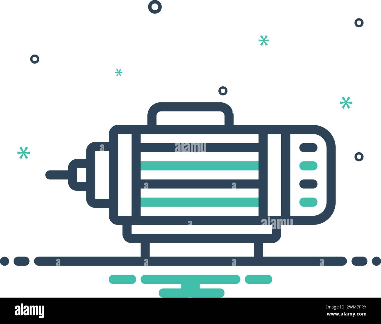 Hydraulische oder elektrische motoren Stock-Vektorgrafiken kaufen - Alamy