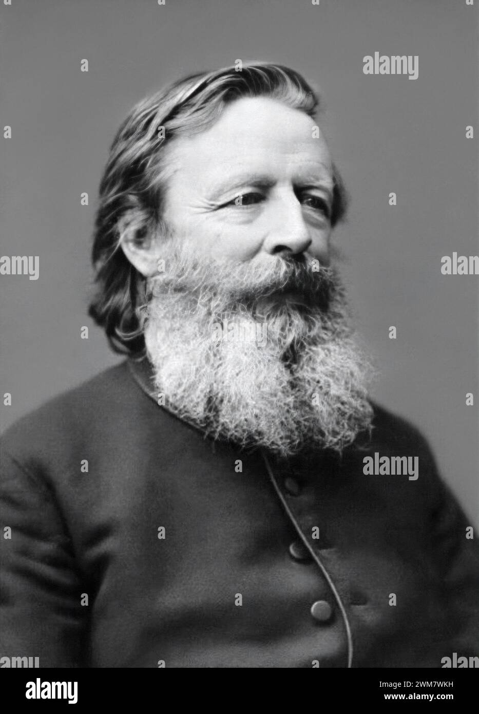 Thomas K. Beecher (1824–1900), liberaler Pastor der Park Church in Elmira, NY, war der Sohn von Lyman Beecher und der Bruder von Henry Ward Beecher und Harriet Beecher Stowe. (USA) Stockfoto