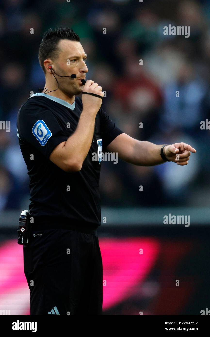 Mönchengladbach, Deutschland, Deutschland 1. Fussball-Bundesliga, 23.Spieltag, Borussia Mönchengladbach : VFL Bochum 5:2 24. 2024 im Borussia Park in Mönchengladbach Sr. Sven JABLONSKI Foto: Norbert Schmidt, Düsseldorf Stockfoto