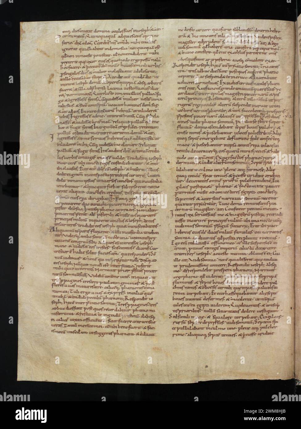 Csb. A 9, f. 13v – Biblia latina (Vulgata. Stockfoto