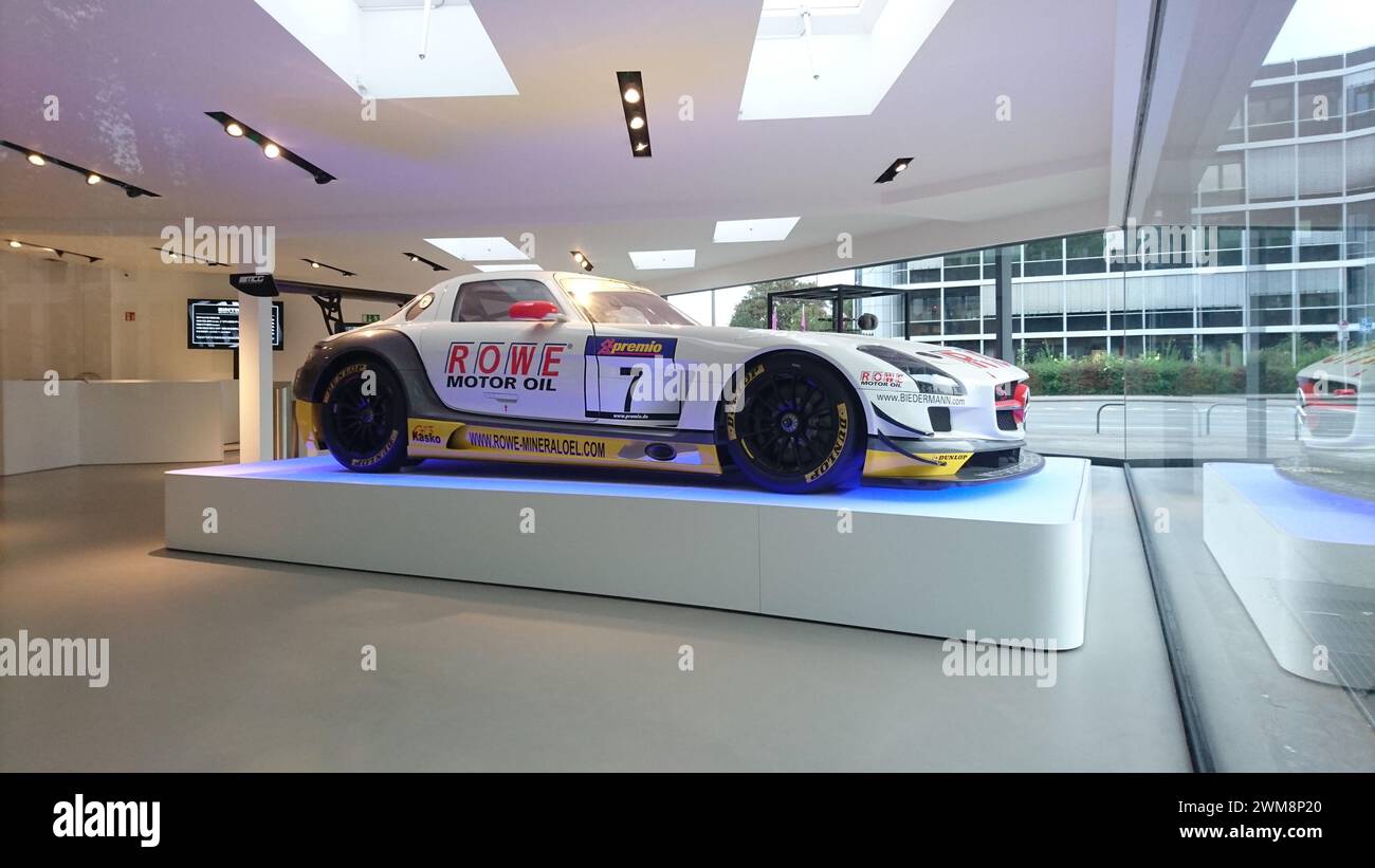 Mercedes-Sportwagen im Pace-Museum JP Performance Stockfoto