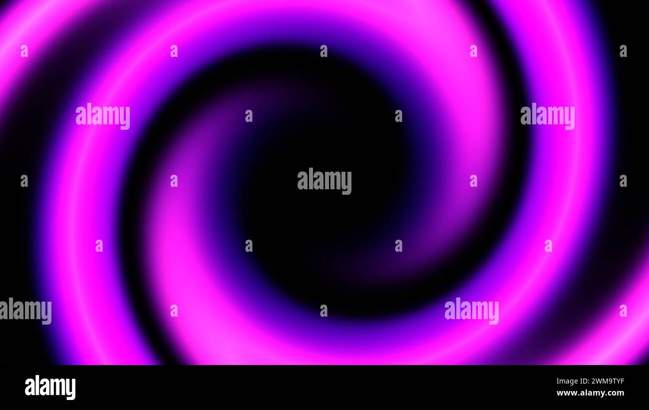 Abstrakter Hintergrund psychedelische Spirale rosa Schwarz Stockfoto