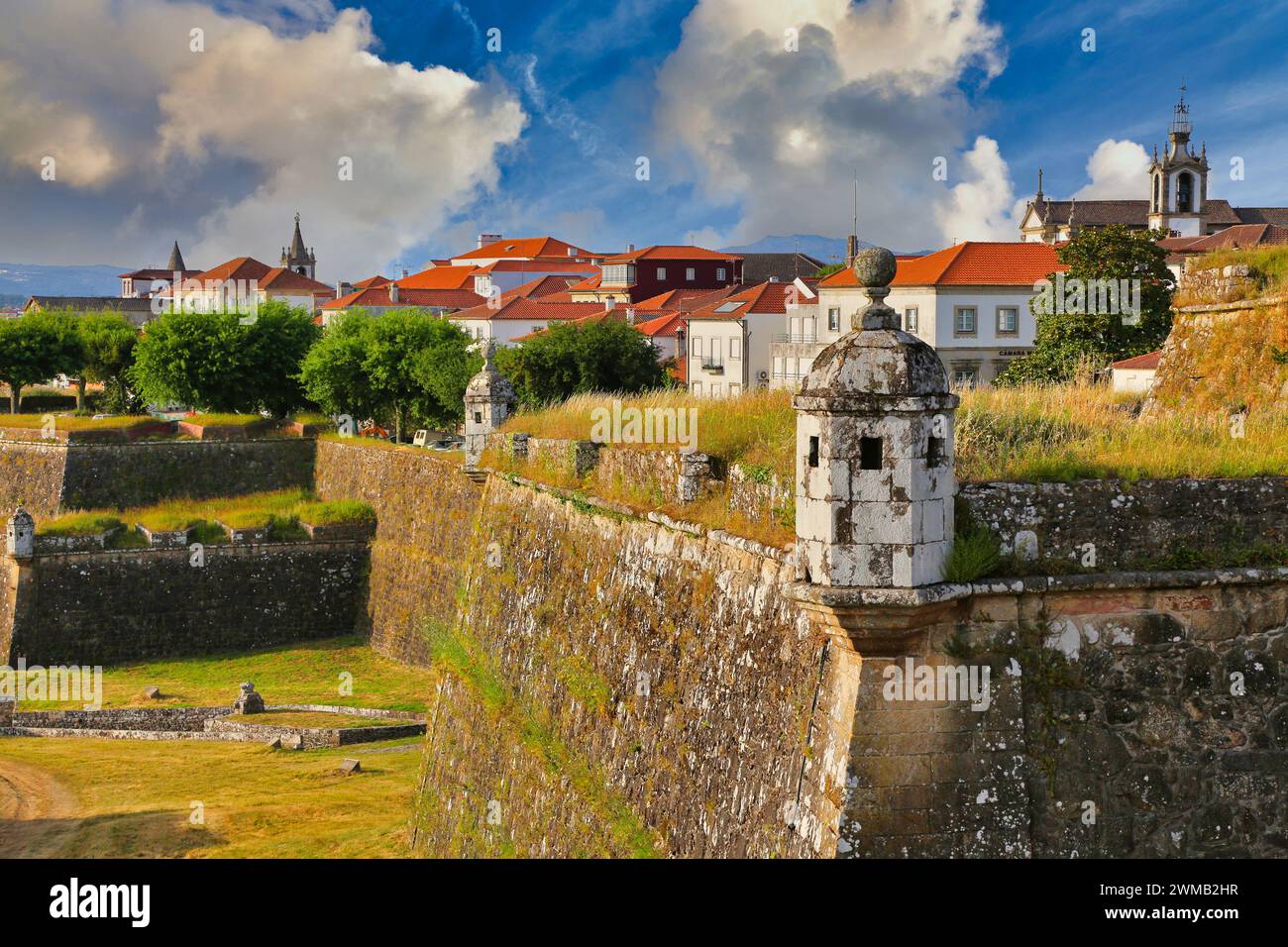 Fortaleza, Valenca do Minho, Viana do Castelo, Portugal Stockfoto