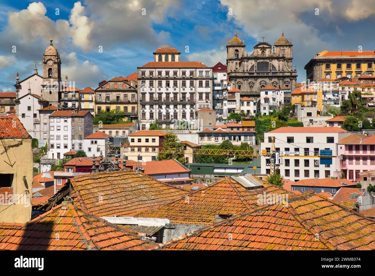 Altstadt, Blick vom Pelourinho-Platz, Porto, Portugal Stockfoto